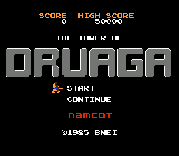 Druaga no Tou (World) (Namcot Collection, Namco Museum Archives Vol 1)